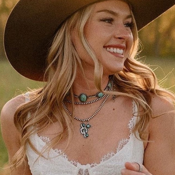 Turquoise Choker Necklace - Picture 11 of 11